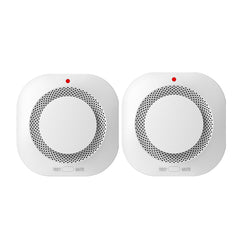 (2 Pack)Smoke Alarm Fire Protection Home Security System Smoke Alarm (Logistics Only For USPS.TK/TMEU Only For Self-pickup)