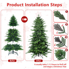 PVC Christmas Tree, Christmas Decorations, Green