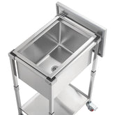 32.8 Qt Rolling Ice Chest Cooler Cart Outdoor Stand Up Ice Bin On Wheels