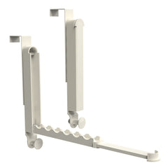 2Pcs Over The Door Hanger Hooks For Clothes Foldable Clothes Drying Rack For Laundry Coats Towels Portable Clothing Hanger Hook For 1.81In Thickness Door Maximum