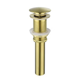 The Bathroom Sink Drain Has No Overflow Hole, And The Basin And Washbasin Pop-up Drain Is Made Of 304 Stainless Steel