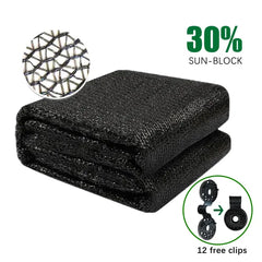 10ft*10ft Black Shade Net Fabric Provides Efficient Shading, Premium Materials, And An Enhanced Plant Growth Environment.