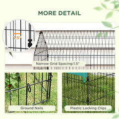 73" Small Animal Playpen with Roof for Rabbits, Chicken, Chinchillas