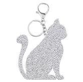 Animal diamond painting keychain