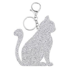Animal diamond painting keychain