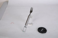 5Pcs 2 In 1 Watermelon Cutter Slicer Fork Stainless Steel Dual Head Watermelon Fruit Cutting Fork Knife For Summer Family Gathering Friend Party Camping Picnic Home Kitchen