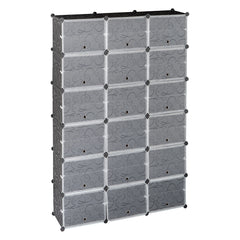 12-Tier Portable 72 Pair Shoe Rack Organizer 36 Grids Tower Shelf Storage Cabinet Stand Expandable For Heels, Boots, Slippers, Black