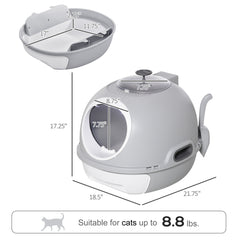 Cat Litter Box Toilet with Lid
