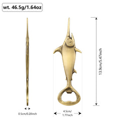 Creative Swordfish Handle Metal Beer Bottle Openers Kitchen Bar Accessories Tools Beer Gifts Beer Openors Kitchen Gadgets