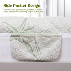 Skin-friendly Bamboo Fiber Waterproof Fitted Sheet - A Must-have For Mattress Protection Super Soft To The Touch