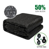 6ft*20ft Black Shade Net Fabric Provides Efficient Shading, Premium Materials, And An Enhanced Plant Growth Environment.
