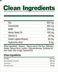 Youmile Hip & Joint Health Supplement For Dogs 120 Chews, Glucosamine Chondroitin MSM Dog Chews With Hyaluronic Acid, Liver Flavored Bone & Joint Support Supplement, For All Breeds