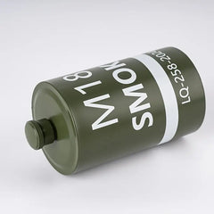 8.5oz Stainless Steel Grenade-Shaped Flask Leak Proof, BPA Free, Portable For Outdoor Use, Perfect For Spirits And Liquor Storage, Creative Smoke Bomb Design For Parties And Events
