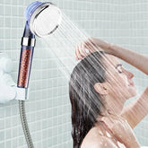 Ionic Filtration Shower Head High Pressure 3 Mode Stone