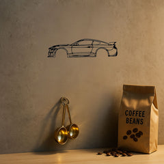 Precision Laser-Cut Metal Wall Art Sleek Sports Car Silhouette