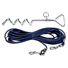 Ground Stake Fixed Dog Leash Allows Your Beloved Dog To Play More Freely
