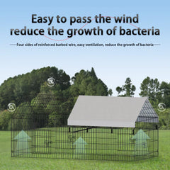 Pointed Wire Chicken Coop For Poultry Breeding