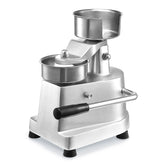 Commercial Burger Patty Maker, 130mm/5inch Hamburger Beef Patty Maker, Heavy Duty Food-Grade Stainless Steel Bowl Burger Press Machine, Kitchen Meat Forming Processor With 1000 Pcs Patty Papers