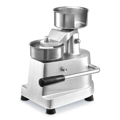 Commercial Burger Patty Maker, 130mm/5inch Hamburger Beef Patty Maker, Heavy Duty Food-Grade Stainless Steel Bowl Burger Press Machine, Kitchen Meat Forming Processor With 1000 Pcs Patty Papers