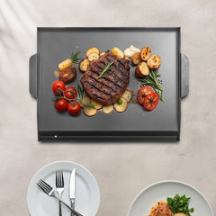 22x16 In Flat Top Griddle Carbon Steel Universal BBQ Grill Pan Cookware