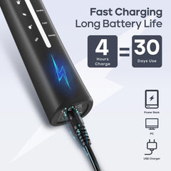 SEAGO Manufacturer SG958 Teeth Whitening Oral Care 5 Cleaning Modes Rechargeable Power Electric Toothbrushes For Gifts