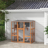 Catio Cat Window Box Outside Enclosure with Bridge Platforms