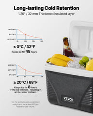 Portable Cooler 8.5 QT Insulated Hard Cooler 12 Can Capacity With Handles