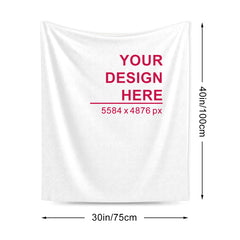 30x40 Inch, Flannel Blanket - Vertical Version