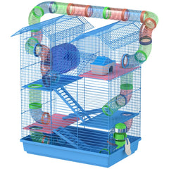 18.5inch 5 Tier Hamster Cage With Tubes And Tunnels