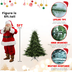 PE, PVC Christmas Tree, Green