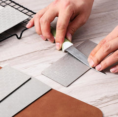 5 Pcs Diamond Sharpening Stone Set With Non-slip Base Knife Sharpening Stone 200,400,600,1000,2000 Grit Sharpener Diamond Lapping Plate For Chisels, Plane Irons, Knives, Blades