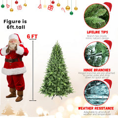 PE, PVC Christmas Tree, Green