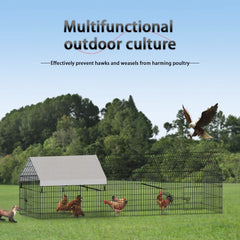 Poultry Farming Outdoor Metal Chicken Coop