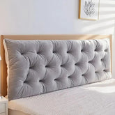 Headboard Pillow Light Grey