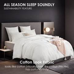 All Season White Oversized Solid Plump Duvet, Premium Hotel, Bedroom And Guesthouse Comforter. This Extra Warm Thick Winter Quilt Transitions Seamlessly For Spring, Autumn Use, Christmas Gift.