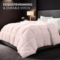 Pink Extra Large Plump Thick Duvet Enhanced Warmth Skin Friendly Comfort. Fits Single Double Beds. Luxury Hotel Grade Insert For Bedroom Use. Perfect Christmas Gift Replacement.