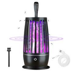 Rechargeable Mosquito Killer Lamp Bug Zapper With Night Light Strap Mosquito Catcher With Max 1615Square Feet Range UV Light For Indoor Outdoor