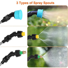 5L/1.3Gallon Electric Plant Sprayer Automatic Plant Sprayer Telescopic Garden Handheld Sprayer With 3 Spray Spouts Shoulder Strap For Cleaning Sterilization