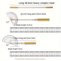 Long Gold Hoop Sticks