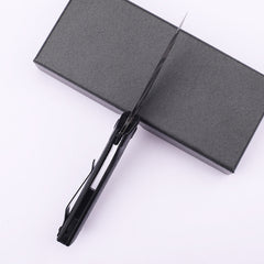 Handle Folding Utility Knife, Tiger Stripe PocketKnife, Boxed Folding Pocket Knife For Everyday Carry, UtilityKnife With Pocket Clip