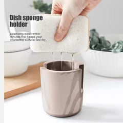 Diatom Mud Sponge Rack Kitchen & Bathroom Sink Caddy For Sponges Scrubbers