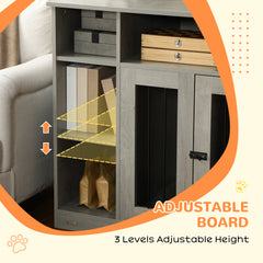 47" Dog Crate Furniture with Storage