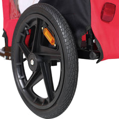 Bicycle Trailer For Pets Outdoor Foldable Dog Trailer With Reflectors