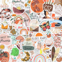 Bible Verse Stickers, Inspirational Christian, Boho Bible Prayer Board, Religious Faith Phrase Stickers Study Supplies For Journaling Scrapbook,Amazon Is Banned,415-10303-I