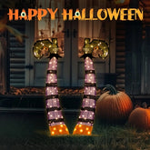 4ft 2D Witch Legs Outdoor Halloween Decorations
