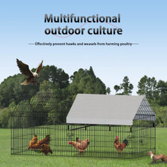 Pointed Wire Chicken Coop For Poultry Breeding