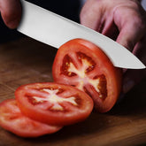 Professional Chef Knife 8 Inch, Santoku Knife 7 Inch High Carbon Steel Chef Knife Japanese Knife, Full Tang Wood Handle Kitchen Knife
