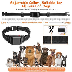 990FT Range Dog Wireless Fence Remote Training Collar IPX6 Waterproof Receiver With 0-9 Levels Beep Vibration Shock Mode 4 Channels Rechargeable Transmitter System