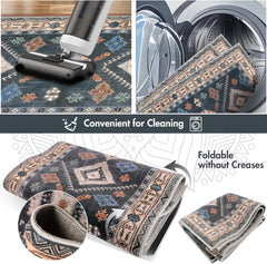 Washable Kitchen Rugs Set Of 3 Piece Non Slip Runner Set Boho Kitchen Runner Mat Decor Carpet For Hallway Laundry