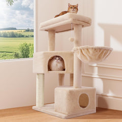 Gardner Pets Large Cat Tree For Medium To Large Cats, Heavy-Duty Cat Tower With Scratch Post And Washable Top Perch. Self-pickup Orders Supported Via FedEx, Amazon Ship, And UPS.